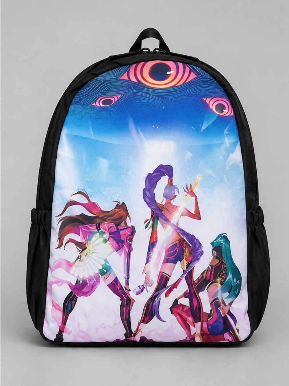 K-Pop Animated Backpack Full Size – Colorful Character Design, Brand New